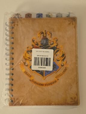 Harry Potter Hogwarts Hot Topic Tabbed Spiral Notebook